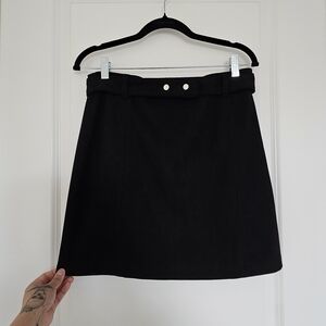 Haute Monde Classic Black Mini Skirt